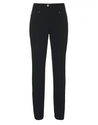 Pantalon noir chic droit