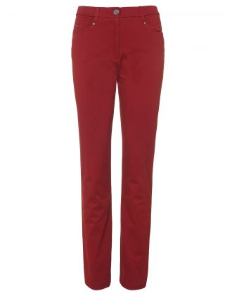 Pantalon rouge en coton