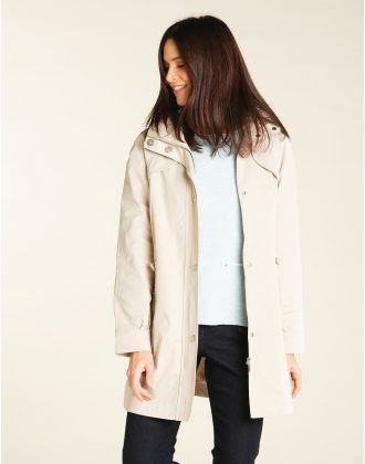 Parka beige déperlante