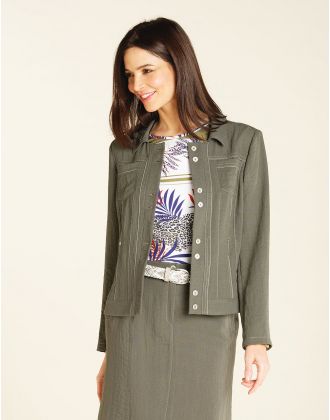 Veste chic kaki