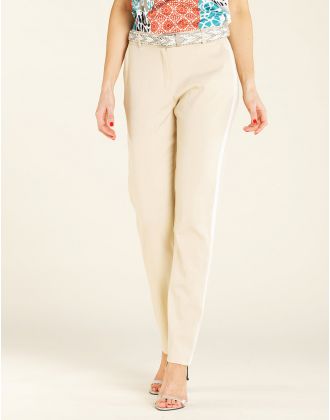 Pantalon chic beige