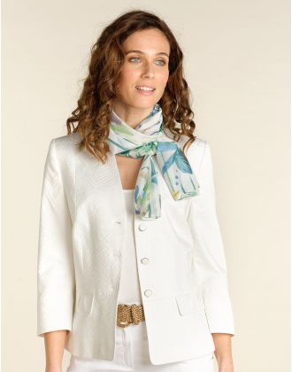Foulard imprimé floral