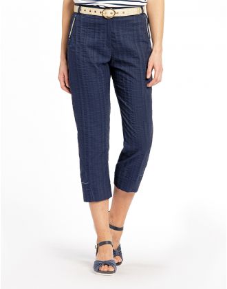 Pantalon 7/8ème marine