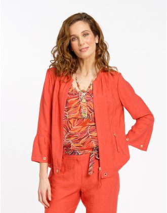 Veste chic rouge légère