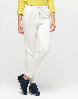 Pantalon jogging écru
