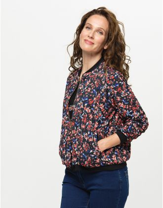 Bombers noir feuillage