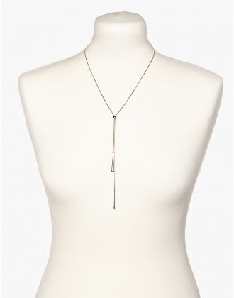 Collier fin argenté