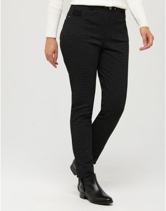 Jegging noir fantaisie