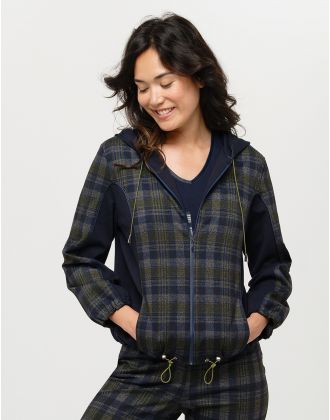 Blouson marine écossais