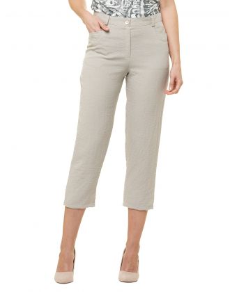 Pantacourt beige tailleur