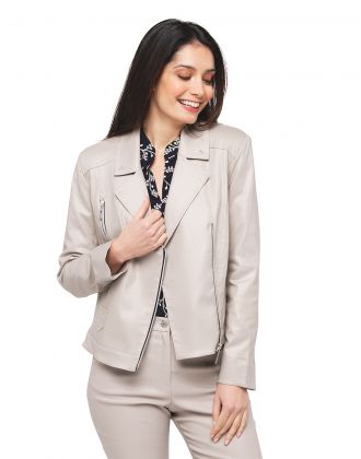 Veste cintrée beige