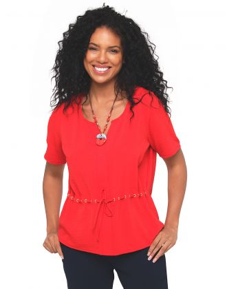 Tunique rouge chic