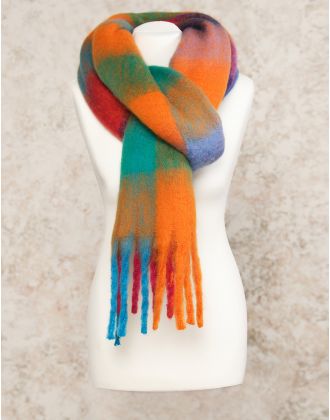 Echarpe chaude multicolor