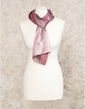 Foulard satin rose