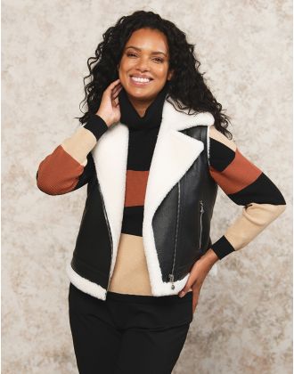 Veste sans manches noir