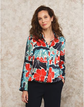 Chemisier imprimé chic
