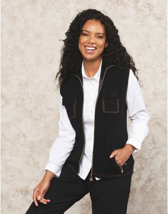 Gilet sans manches noir