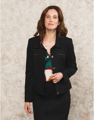 Veste sergé noir