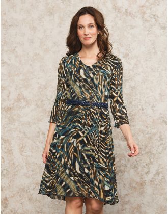 Robe longue imprimé