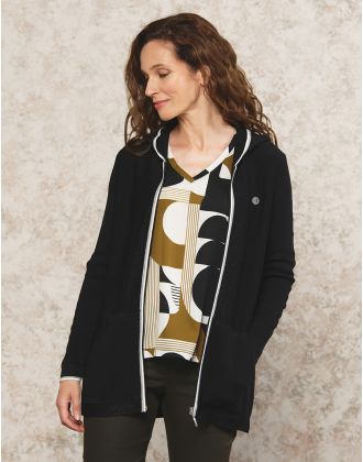 Gilet long noir