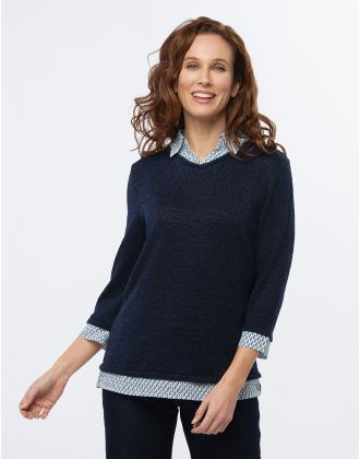 Pull 2 en 1 marine