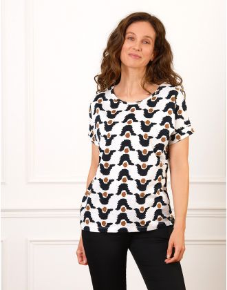 T-shirt coton motif