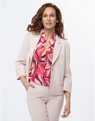 Veste tailleur chic rose