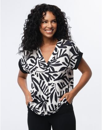 T-shirt chic motif noir
