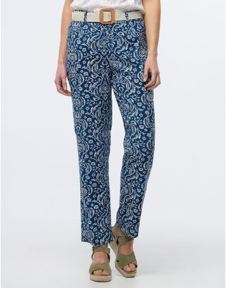 Pantalon 7/8ème motif
