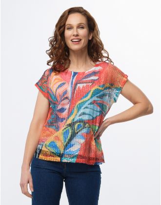T-shirt maille filet