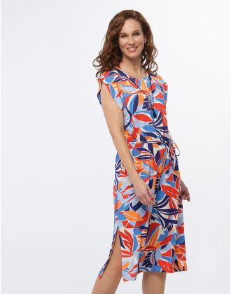 Robe fluide multicolore