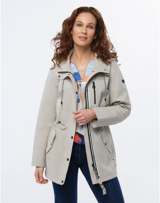 Parka gris clair