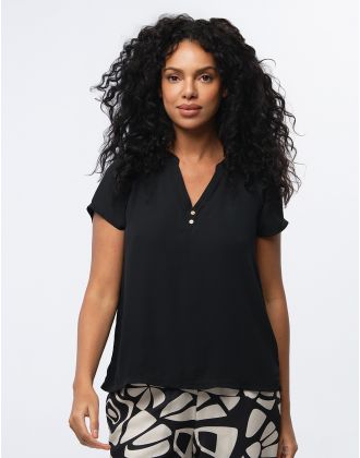 Blouse chic noir