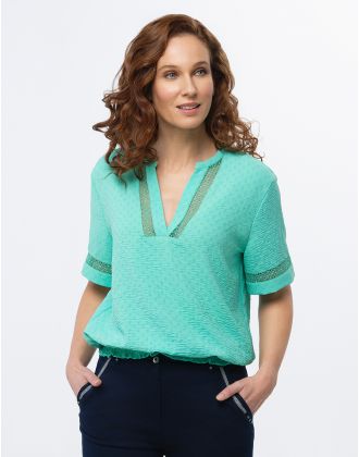 Blouse vert menthe