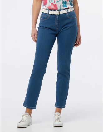 Jean droit bleu clair