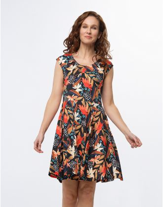 Robe motif fleuri