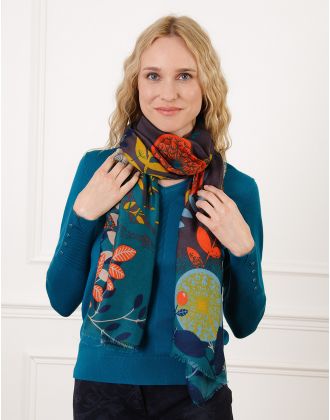 Foulard multicolore motif