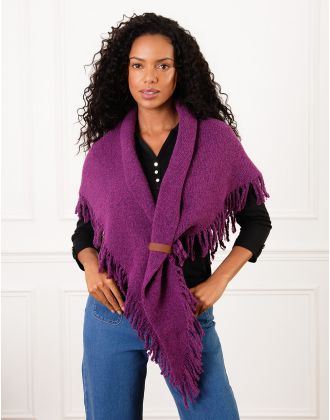 Poncho violet