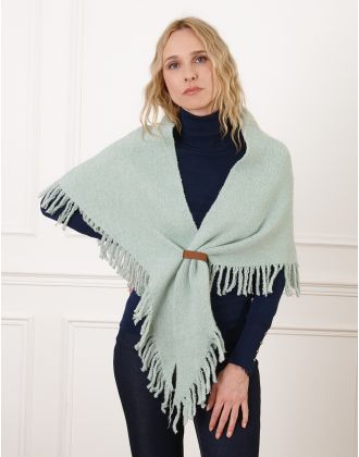 Poncho vert clair