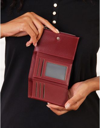 Petit portefeuille rouge