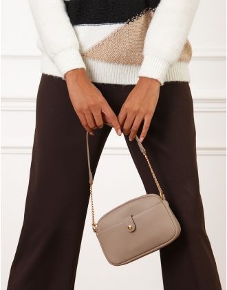 Sac porté épaule marron