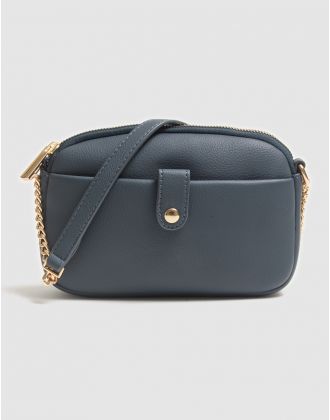 Sac porté épaule bleu