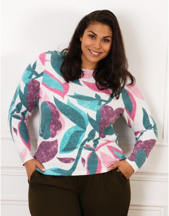 T-shirt chaud motif fleur