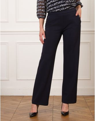 Jegging large bleu marine