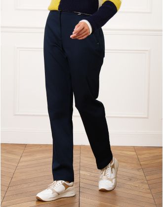 Jean chic ajusté bleu
