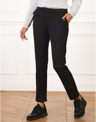 Pantalon suédine noir