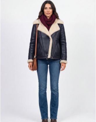 Blouson aviateur noir