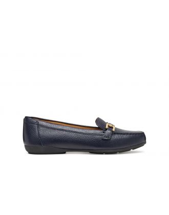 Mocassins cuir marine