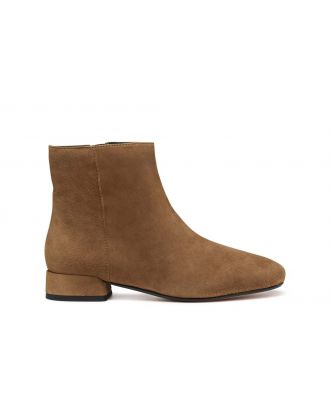 Bottines daim marron