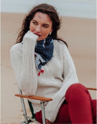 Gilet duveteux beige